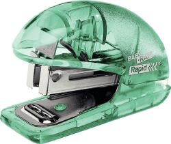 Rapid Tűzőgép, mini, 24/6, 26/6, 10 lap, RAPID "Colour`Breeze", zöld (5001326) - tonerpiac