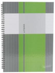 Marker Spirálfüzet A5, 80lap kockás, keményfedelű Marker Linear (A-402419)