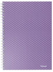 Esselte Spirálfüzet, A5, vonalas, 80 lap, ESSELTE "Colour`Breeze", levendula (628474)