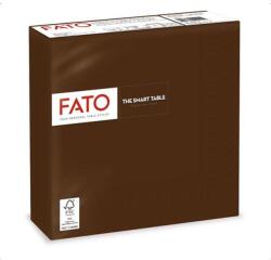 FATO Szalvéta, 1/4 hajtogatott, 33x33cm, FATO "Smart Table", csokoládé barna, 50db/cs (82622400) - tonerpiac