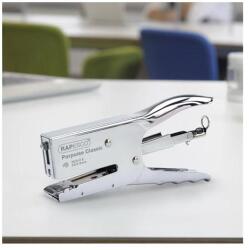 Rapesco Tűzőgép, kézi, 24/6-8, 26/6-8, 45 lap, fém, RAPESCO "Porpoise", ezüst (R81000A3) - tonerpiac