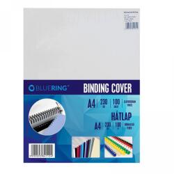 Bluering Hátlap, A4, 230 g. bőrhatású 100 db/csomag, Bluering® fehér - tonerpiac