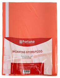 Fortuna Gyorsfűző FORTUNA műanyag narancssárga 25 db/csomag (FO00088) - tonerpiac