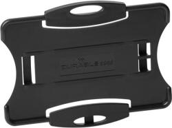 Durable Azonosítókártya-tartó, nyitott, DURABLE "Eco", fekete, 10db/cs (898801)