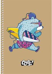 Shkolyaryk Publishing House Spirálfüzet, A5, kockás, 96 lap, SHKOLYARYK "Student", vegyes (A5-SC-096-6116K)