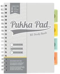 Pukka Pad Spirálfüzet, B5, PUKKA PAD "Study book", szürke (9824-STU)