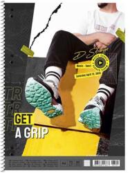 Shkolyaryk Publishing House Spirálfüzet, A4+, vonalas, 80 lap, SHKOLYARYK "Get a grip", vegyes (A4-080-6520L)