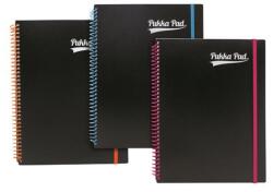 Pukka Pad Spirálfüzet, A4+, vonalas, 100 lap, PUKKA PAD, "Neon notepad (7662-PPN)