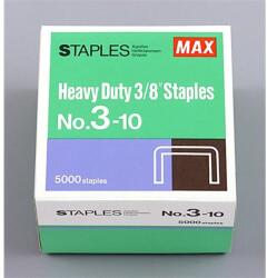Max Tűzőkapocs, 24/10, MAX, 5000db/doboz (NO.3-10M/M) - tonerpiac
