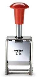 Trodat Sorszámbélyegző, automata, fém, 6 karakter, TRODAT (5756/M UNG) - tonerpiac