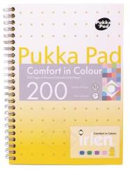 Pukka Pad Spirálfüzet, A5, vonalas, 100 lap, PUKKA PAD "Irlen Jotta Gold (IRLJOTA5(GOLD)) - tonerpiac
