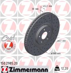 ZIMMERMANN Disc frana ZIMMERMANN 150.2985. 20 - centralcar