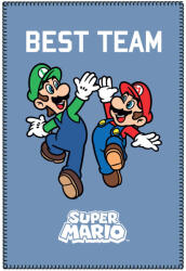 Exity Super Mario Best Team polár takaró - 100 x 150 cm NETE1612 (NETE1612)