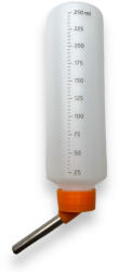 M-PETS fémcsőrös rágcsáló itató 250ml narancs