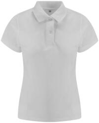 Just Polos JP002F sztreccs galléros Női póló Just Polos, White-2XL (jp002fwh-2xl)