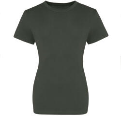 Just Ts JT100F rövid ujjú Női kereknyakú póló Just Ts, Combat Green-2XL (jt100fcogn-2xl)