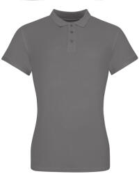 Just Polos JP100F rövid ujjú Női galléros póló Just Polos, Charcoal-M (jp100fch-m)