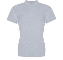 Just Polos JP100F rövid ujjú Női galléros póló Just Polos, Heather Grey-M (jp100fhgr-m)