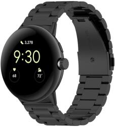  CLASSIC Fémszíj Google Pixel-hez Watch3 45mm fekete
