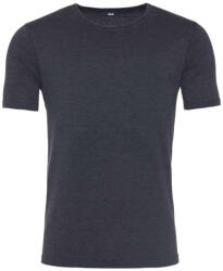 Just Ts JT099 mosott hatású unisex rövid ujjú póló Just Ts, Washed New French Navy-S (jt099wfnv-s)