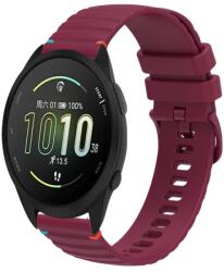 WAVY szilikon szíj Garmin Forerunner 165 zenei bordóhoz