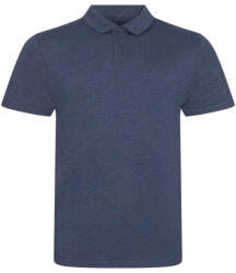 Just Polos JP001 tri-blend galléros férfi póló Just Polos, Heather Navy-XL (jp001hnv-xl)