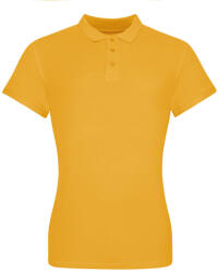 Just Polos JP100F rövid ujjú Női galléros póló Just Polos, Mustard-XL (jp100fmst-xl)