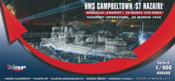Mirage Hobby HMS Campbeltown 'St Nazaire' 'Chariot' Operation, 26 March 1942 1: 400 (400608)