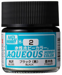 Mr Hobby Aqueous Hobby Color Paint (10 ml) Black H-002