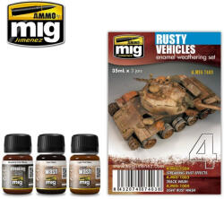 AMMO by MIG Jimenez AMMO Rusty Vehicles 4 x 17 ml (A. MIG-7403)