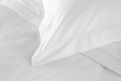 Behrens England Lenjerie pat Single Row - White 800TC Lenjerie de pat