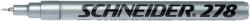 Schneider Marker cu vopsea Schneider Maxx 278, varf rotund 0.8mm - argintiu (S-127854) - forit