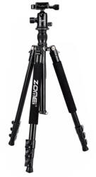 ZOMEi Trepied profesional 58 - 160 cm din aluminiu, cap cu bila si sistem Quick Release (Zom-Q555)