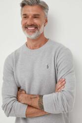Ralph Lauren pamut pulóver könnyű, szürke - szürke S