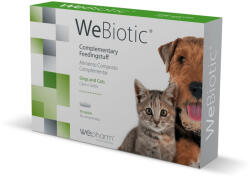  WEPHARM WEPHARM WeBiotic, supliment sistem digestiv câini, comprimate WEPHARM WeBiotic, XS-XL, supliment sistem digestiv câini și pisici, flacon, 30 comprimate
