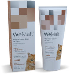  WEPHARM WEPHARM WeMalt, supliment sistem digestiv, limitarea ghemurilor de blană pisici, pastă orală WEPHARM WeMalt, supliment sistem digestiv, limitarea ghemurilor de blană pisici, flacon, 50g pastă 