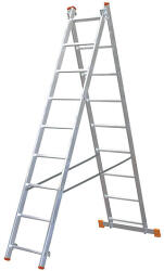 STS СТЪЛБА АЛУМИНИЕВА ДВУРАМЕННА sts 2х9 (b10b2/250)