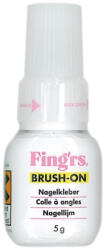 Fing'rs Lipici unghii false si tipsuri cu pensula Fing rs, 5 ml, Made in Japan