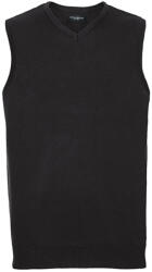 Russell Collection Adults' V-Neck Sleeveless Knitted Pullover (704001017)