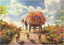Educa - Puzzle Carrying Flowers - 1 000 piese