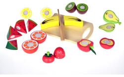 Tooky toys Плодове за рязане в щайга, голям комплект (tki014)