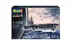 Revell Сглобяем модел, Revell, Американски самолетоносач USS Enterprise CV-6, 38 части (R05824)