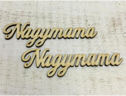 Natúr fa - "Nagymama" felirat 12, 5cm 2db/csomag - csinaldmagadshop