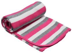EKO Детско одеяло на райе розово (PLE-23-Fuchsia)