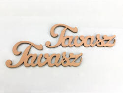  Fa "Tavasz" felirat lazac 2db/csomag - csinaldmagadshop