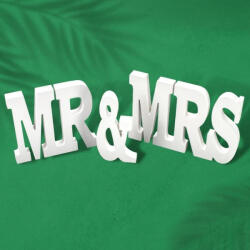 Mr & Mrs felirat fából - csinaldmagadshop