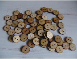 Natúr fa - Gomb 1, 5cm 60db/csomag - csinaldmagadshop