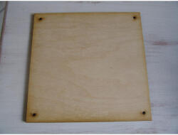  Natúr fa - Szalvéta méretű lap 16x16cm - csinaldmagadshop
