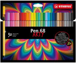 STABILO Комплект флумастери, Stabilo, Pen 68 Arty ST6830-1-20, 30 цвята (ST6830-1-20)