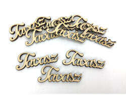 Natúr fa - " Tavasz " felirat 2x5cm 10db/csomag - csinaldmagadshop